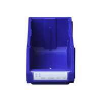 Bac de rangement empilable en plastique pour entrepôt Outils de cueillette de forme carrée Boîte de support de petits accessoires pour l'organisation des pièces de rechange