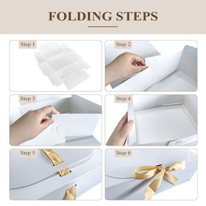 Lavender Gift <b>Boxes</b> with Lids Proposal Box with Ribbon Wedding Gift Packing For Birthday <b>Party</b> Christmas Paper <b>Boxes</b> - Product Image 5