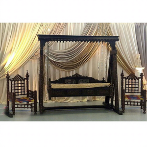 Bollywood Wedding Wooden <b>Swing</b> Setup Royal Maharaja Style Wooden Jhula for Indoor Home Decor Indian Jhula For Home Decor USA - Product Image 1