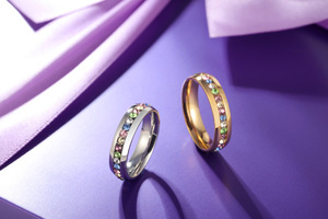 Star Cocktail <b>Ring</b> Stainless Steel Unisex Modern Fashion Jewelry Waterproof Hypoallergenic - Product Image 2