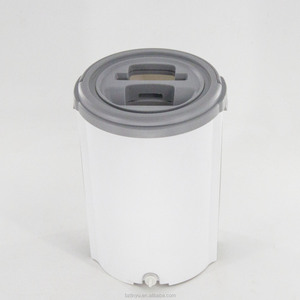 360 ma thuật tự động quay làm sạch xô thiết lập với Kính thiên văn thép cực đôi bên phẳng dễ dàng làm sạch sàn lau đầu tròn lau - Product Image 3