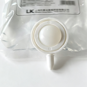 Sac de recharge transparent en PE pour savon liquide jetable avec valve, thermoscellable et recyclable - Product Image 2
