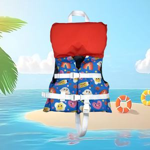 سلسلة طباعة الرضع رائعة للقارب والشاطئ وحمام السباحة من النوع الثالث المعتمد من USCG سترة النجاة للأطفال - Product Image 1