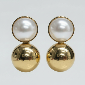 Stud Pearl <b>Earrings</b> for Enhancing Facial Attractiveness <b>Beautiful</b> and Elegant Accessory - Product Image 1