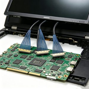 30-контактный коаксиальный кабель LVDS с шагом 0,5 мм, модель 20453-030, ультратонкий (1,18 мм) для промышленных ноутбуков и сенсорных мониторов - Product Image 1