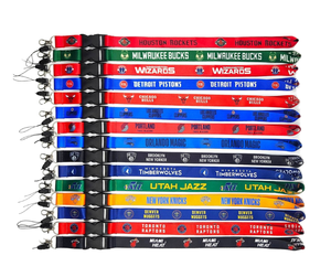 Custom Nfl Team Logo Sleutelhanger Lanyard Karabijnhaak Polsband Gemaakt Van Geweven Polyester Stof Met Polsband Voor Auto 'S En Sleutels - Product Image 1