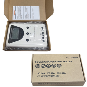 โรงงานผลิตเรกูเลเตอร์โซลาร์เซลล์ PWM 12V 24V 36V 48V อัตโนมัติ 60A 80A 100A สำหรับรถบ้านและระบบพลังงานแสงอาทิตย์ขนาดเล็กแบบออฟกริด - Product Image 1