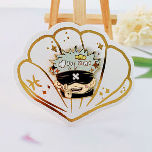 Металлический значок, новый дизайн, мягкая эмаль, цвет розовое золото с блестками, на заказ, футбольные эмалевые значки, значки-сердца, жесткие значки для лацкана с картонной подложкой - Product Image 4