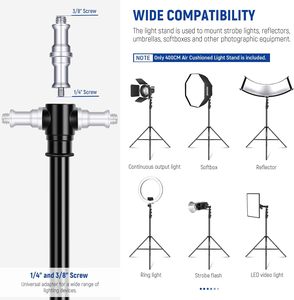 <span class=keywords><strong>Neewer</strong></span> 13ft/4M Heavy Duty All Metal fotografía trípode aire acolchado soporte de luz con 1/4 a 3/8 reversible Spigot 3 - Product Image 2