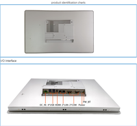 EVUC 21 Panel PC Industrial de 5 Pulgadas con Pantalla Táctil Resistente al Agua IP65, Sin Ventilador, I5 7200U, 8GB RAM, para Control HMI