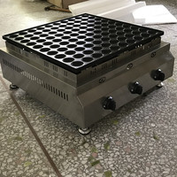 Machine à mini-crêpes à gaz 100 trous à prix compétitif en acier inoxydable, autres machines à snacks pour usage domestique et restaurants