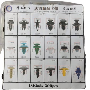 500 pz/borsa cinese di alta qualità automatico di plastica di fissaggio e clip utilizzati per Auto clip - Product Image 4