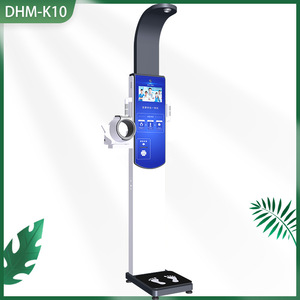 Balance connectée Dhm K10 pour le contrôle de la santé, mesure de la taille et du poids, écran tactile, analyseur corporel multifonction - Product Image 5
