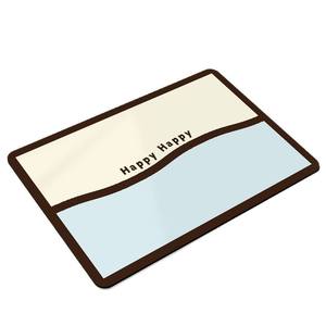 Alfombra de Baño Rectangular de Diseño Minimalista, Antideslizante y Absorbente, con Bloques de Color en Diatomita - Product Image 3