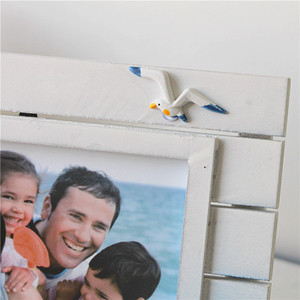 Children's Personalized Mediterranean Photo <b>Frame</b> 6-inch Rectangle Handmade Wooden Tabletop Decorative Picture <b>Frame</b> - Product Image 2