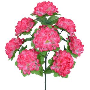 Flor falsa <span class=keywords><strong>de</strong></span> 9 cabezas, bola Artificial <span class=keywords><strong>de</strong></span> crisantemo con hojas, <span class=keywords><strong>flores</strong></span> <span class=keywords><strong>de</strong></span> <span class=keywords><strong>cementerio</strong></span> <span class=keywords><strong>para</strong></span> Graves - Product Image 5