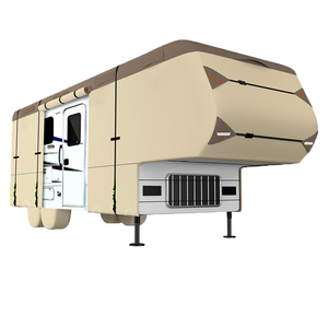 Usine en gros de haute qualité 5ème roue rv couverture respirant Durable étanche résistant aux déchirures Anti-UV <span class=keywords><strong>caravane</strong></span> rv couverture - Product Image 5