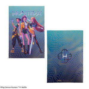2026 K-pop Demon Hunters Korean Funky Dancer Newest <b>Home</b> <b>Office</b> School Business Valentine Gift <b>Student</b> Paper Softcover Notebook - Product Image 3