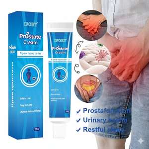 Crema Naturale a Base di Erbe Ifory ad Effetto Rapido, Cura Originale Lenitiva per Uomo, Rinforza i Reni, Trattamento per Prostatite 20g, Crema per la Cura della Prostata - Product Image 1