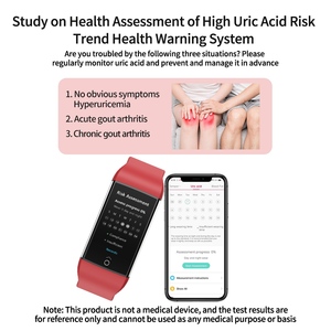Bracelet intelligent de santé et de fitness avec ECG, mesure des lipides sanguins, de l'acide urique et de la graisse corporelle - Product Image 2