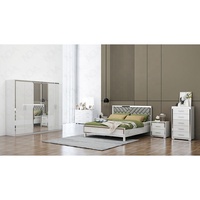 NOVA King Double Zeitgenössisches Hochglanz-Bett Modernes Bett Zimmer möbel Holzbett möbel Zum Verkauf