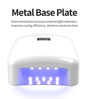 Lampe à ongles UV professionnelle électrique avec 45 perles LED en cristal, 4 réglages de minuterie, capteur intelligent, sécheuse à ongles pour vernis gel, pour usage en salon