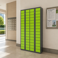 Casier intelligent numérique à écran tactile étanche, assemblé, durable, résistant à la rouille, pour la livraison de colis, résidentiel, commercial, campus