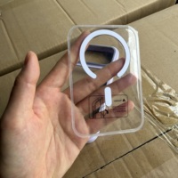 Funda Magnética Transparente 2 en 1 Desmontable para iPhone 17 15 13 Pro Max, Placa Trasera Extraíble de PC y TPU, Marco Protector Personalizado con Impresión UV
