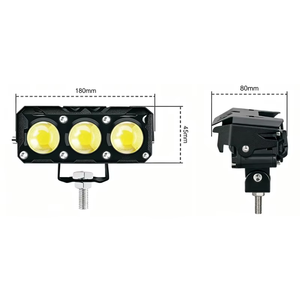 Mini Faro LED para Motocicleta, Proyector de Luz de Conducción, IP67 Impermeable, Aleación de Aluminio, para Camiones Mercedes, <span class=keywords><strong>Scania</strong></span>, Volvo - Product Image 3