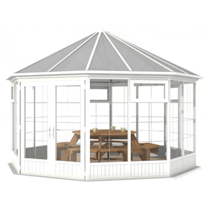 Tettoie Prefabbricate Personalizzate, <span class=keywords><strong>Casette</strong></span> <span class=keywords><strong>da</strong></span> <span class=keywords><strong>Giardino</strong></span> Portatili, Pergole Ottagonali, Verande e Serre in Vetro - Product Image 4