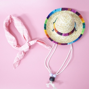 Sombrero de playa <span class=keywords><strong>para</strong></span> <span class=keywords><strong>perro</strong></span>, Mini Sombrero de paja <span class=keywords><strong>para</strong></span> gatito, sombreros de Fiesta Mexicana <span class=keywords><strong>para</strong></span> mascotas pequeñas, cachorro, gato, <span class=keywords><strong>Chihuahua</strong></span>, Bulldog Francés, venta al por mayor - Product Image 3