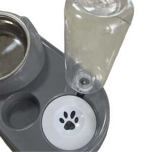 Paslanmaz çelik ve plastik kedi en iyi Set/köpek maması kaseleri su sebili ve Pet besleyici ve yüksek kalite - Product Image 6