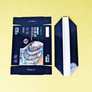 <strong>Box</strong> Printing Custom Food Grade <strong>Frozen</strong> Shrimp Fsh Seafood Food CMYK Foldable Cardboard Paper Lid and Bottom Boxes for <strong>Frozen</strong> - Product Image 4