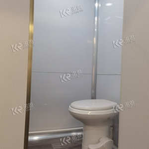 Inodoro portátil de lujo de acero inoxidable estilo 2 habitaciones para remolque, para adultos, con asiento y fácil limpieza - Product Image 3