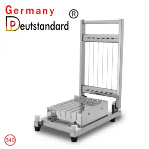 Alta calidad Semi Auto Praline queso parmesano caramelo máquina cortadora de alambre Manual doble brazo pastel Chocolate guitarra cuchilla cortador/ - Product Image 1