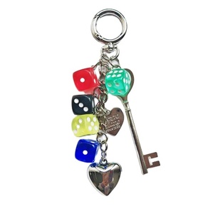 Bolsa colgante creativo colorido <span class=keywords><strong>destino</strong></span> dados cadena llavero DIY Premium bolsa colgante venta al por mayor Retro personalidad - Product Image 1