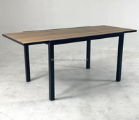 Usine de tables extensibles professionnelles Jinhua, tables à manger d'extérieur, table en verre extensible pour jardin/cour/salle à manger/villa