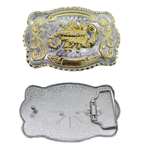 西式牛仔蝎子图案锌合金皮带扣 - Product Image 4