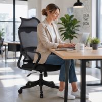 Fauteuil de bureau pivotant en gros, réglable, en maille, pour le gaming, fauteuil de direction en maille pour ordinateur
