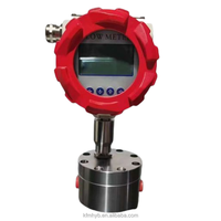 High Precision ±0.5% SUS316L Small Diameter Threaded Flow Meter for Oil and Chemical Micro Gear Flowmeter