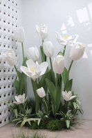 Barang baru pernikahan raksasa 3d Eva bunga Tulip dekorasi luar ruangan bunga Tulip bunga raksasa