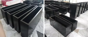 Tinh làm việc sân sau Rau Trái Cây Vườn Hộp 17 "lớn thép mạ kẽm trồng <span class=keywords><strong>DIY</strong></span> Hoa Vườn chậu - Product Image 3