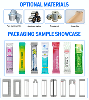 Machine de conditionnement entièrement automatique multi-voies pour sachets de thé matcha probiotique, avec support de personnalisation et ligne de mise en carton
