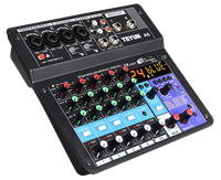 Nouveau Design soundcraft ui24r Console de mixage Audio 6 canaux pour interface audio usb en gros PC carte son interface audio APP