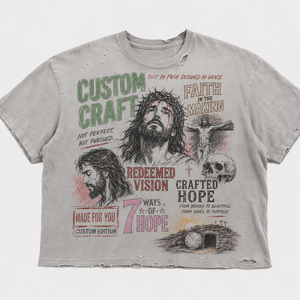 Camiseta OEM Boxy de Algodón Pesado 300GSM con Lavado Ácido, Oversize, Corta, con Pedrería, Estilo Urbano, Gráfica, para Hombre - Product Image 1