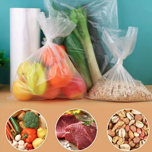 Food Packaging Poly Flat <b>Bag</b> Plastic Produce <b>Bag</b> on a Roll Food Storage Clear <b>Bags</b> for Fruits Vegetable <b>Bread</b> - Product Image 5