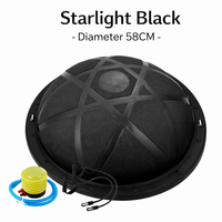 Kit de demi-ballon d'équilibre gonflable robuste et écologique pour entraînement de yoga, idéal pour la gym professionnelle et la remise en forme à domicile