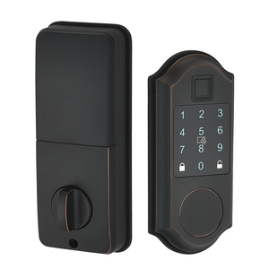 Volibel Digital Electronic Tuya App Ttlock <span class=keywords><strong>Blue</strong></span>-Tooth Password Fingerprint Smart Deadbolt Door <span class=keywords><strong>Lock</strong></span> avec American Standard - Product Image 3
