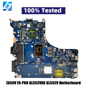มาเธอร์บอร์ดแล็ปท็อป GL552VL สำหรับ <span class=keywords><strong>ASUS</strong></span> ROG GL552V ZX50V <span class=keywords><strong>FX</strong></span>-PRO GL552VXK GL552VX เมนบอร์ดโน้ตบุ๊คที่มี I7 I5 CPU 100% การทดสอบโอเค STK - Product Image 1