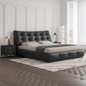 Lit ottoman moderne en laine sherpa, taille king, avec rangement - Product Image 3